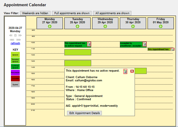 Daily Appointment Daily Appointment